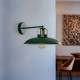 Eko-Light Wandlamp Felix, groen/goud