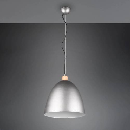 Reality Leuchten Hanglamp Jagger, 1-lamp, Ø 40 cm, nikkel