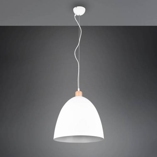 Reality Leuchten Hanglamp Jagger, 1-lamp, Ø 40 cm, wit