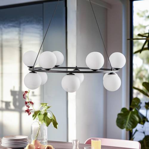 ALDEX Hanglamp 1085R1, 12-lamps, zwart