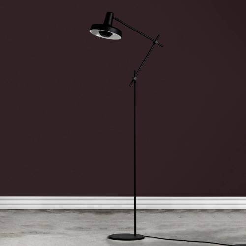 GRUPA Arigato vloerlamp, driedelige arm, zwart