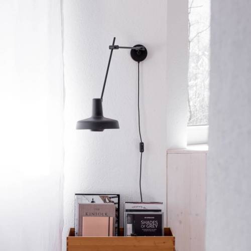 GRUPA Arigato wand 1-lamp 70cm Ø23cm zwart