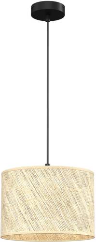 EULUNA Hanglamp Jovin met een rotan kap, Ø 25cm