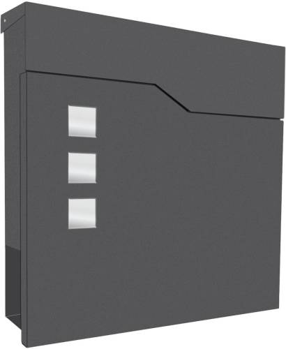 LCD Muurbrievenbus 3039 met krantenvak