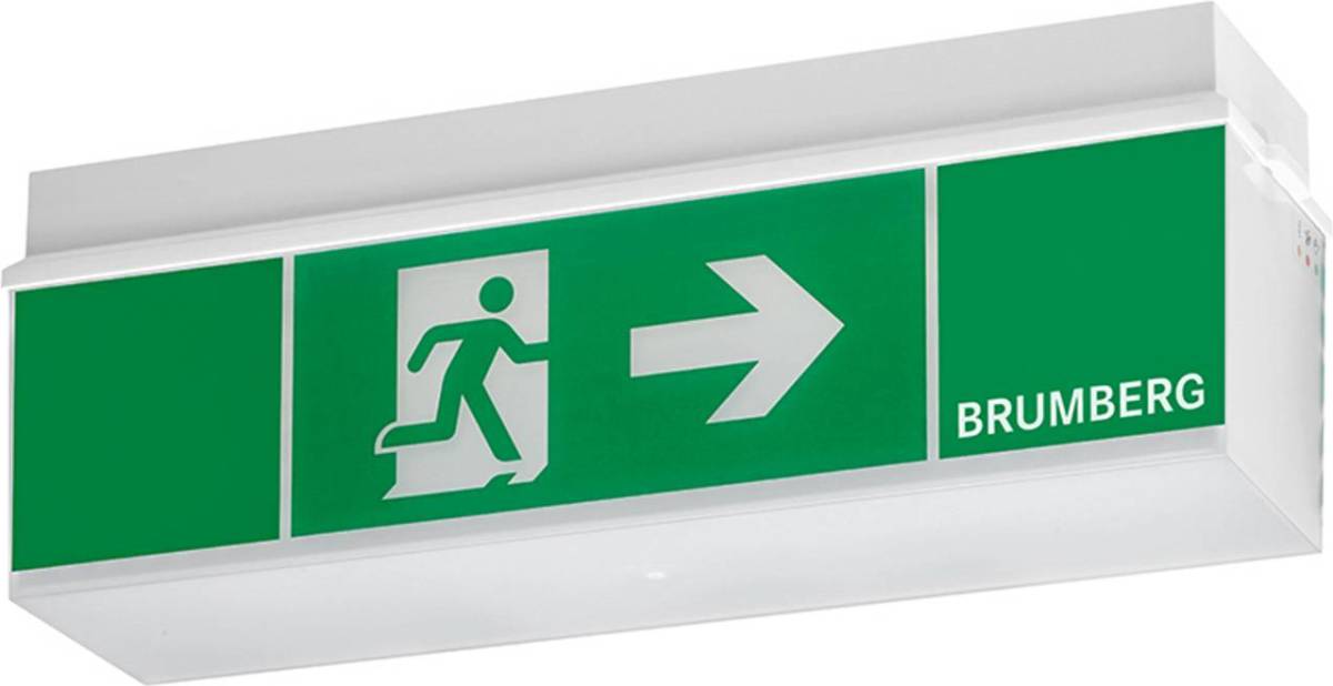 Brumberg Rescue One LED noodverlichting, plafondmontage