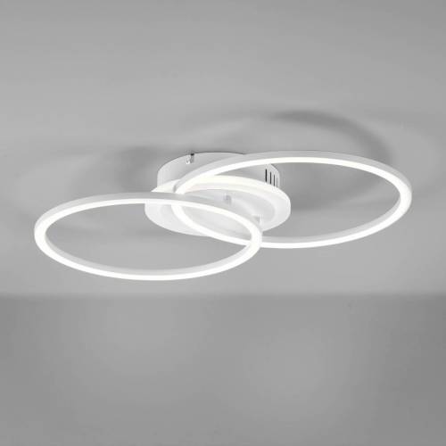 Reality Leuchten LED plafondlamp Venida in ringdesign, wit