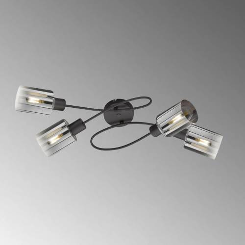 Fischer & Honsel Plafondlamp Iska met arm, 4-lamps