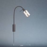 Fischer & Honsel Wandlamp Iska met flexibele arm