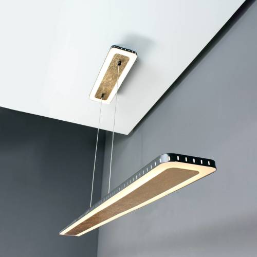 ECO-Light LED hanglamp Solaris 3-step-dim goud 120 cm