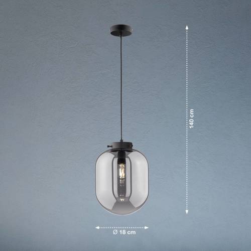 Fischer & Honsel Hanglamp Regi, 1-lamp, Ø 18 cm