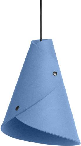 Almut von Wildheim ALMUT 0314 hanglamp gebogen 1-lamp pastelblauw