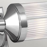 FEISS LED wandlamp Paulson IP44 2-lamps breedte 58,4cm