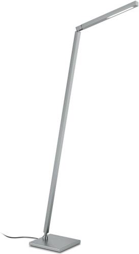 Knapstein LED vloerlamp Carla, 1-lamp, mat nikkel