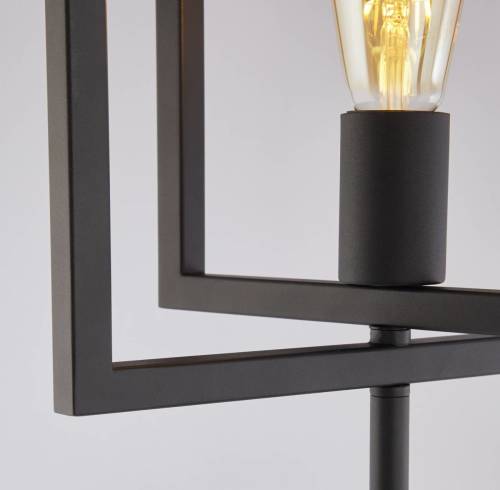 Searchlight Vloerlamp Squares, zwart