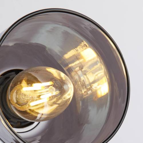 Searchlight Vloerlamp Classy 3-lamps, rookglas