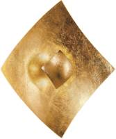 Kögl Wandlamp Quadrangolo met bladgoud, 50 x 50 cm
