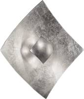 Kögl Quadrangolo wandlamp in zilver, 50 x 50 cm