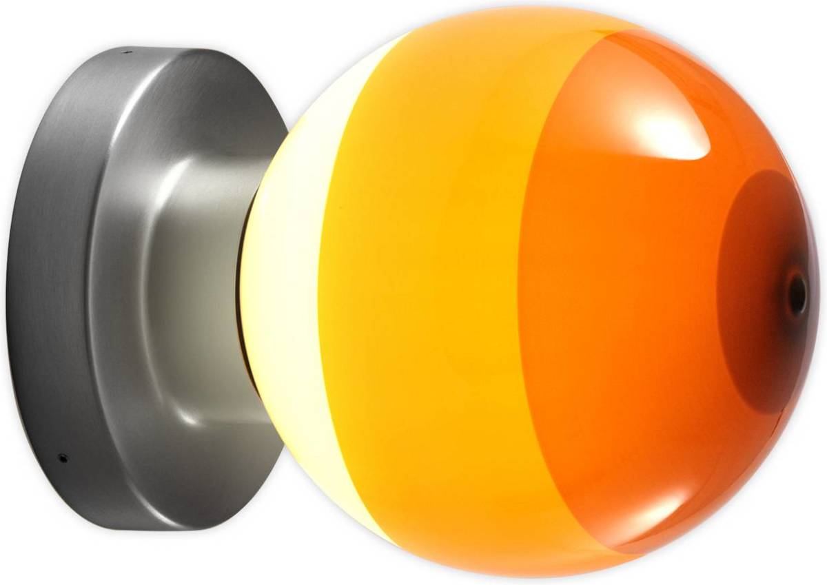 Marset Dipping Light A2 LED wandlamp oranje/grijs