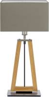 HerzBlut Bi Bob tafellamp, geolied eiken/taupe