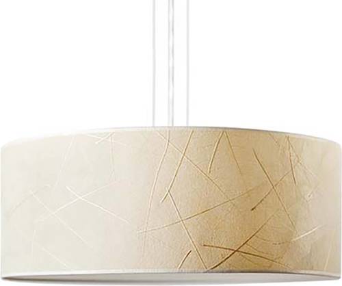 LeuchtNatur Discus hanglamp 35cm bladeren wit