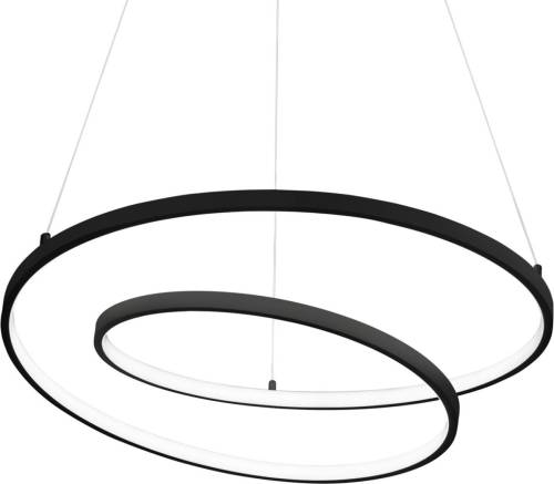 Ideallux Ideal Lux Oz LED hanglamp Ø 80 cm zwart