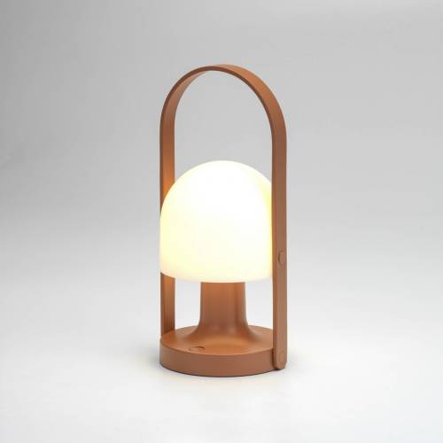 Marset FollowMe LED accu-tafellamp, terracotta