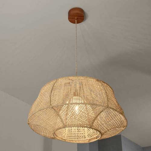 Market Set Hanglamp Odyssée, palmvezel, Ø 78cm