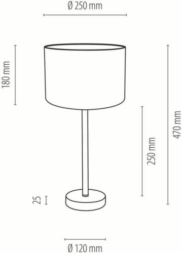 BRITOP Tafellamp Pfau, Ø 25 cm, groen