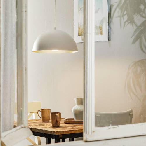 Eko-Light Hanglamp Beta in wit-goud