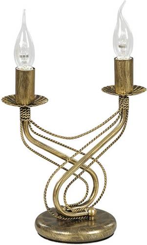 EMIBIG LIGHTING Tafellamp Tori in kaarsenstandaard-look, goud