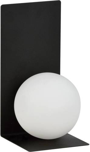 EMIBIG LIGHTING Wandlamp vorm 5, 15 cm x 30 cm, zwart/opaal