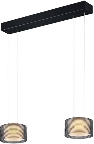 BANKAMP Grand Groove LED hanglamp, 2-lamps uitvoering