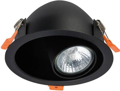 Nowodvorski Lighting Inbouwspot Dot, instelbaar, zwart
