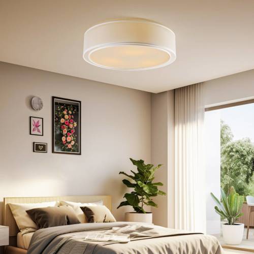 Nowodvorski Lighting Mist plafondlamp, wit, Ø 56 cm