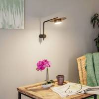Nowodvorski Lighting Wandlamp Disk met houten element