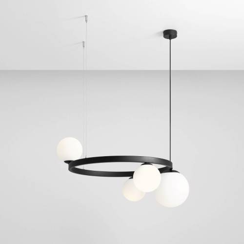 ALDEX Hanglamp 1099L1_R, 4-lamps, zwart