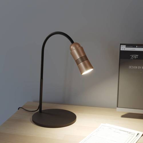 Top Light Neo! Table LED tafellamp dimbaar koper/zwart