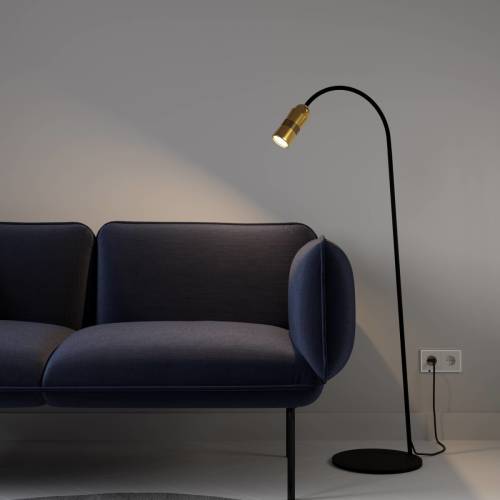 Top Light Neo! Floor LED vloerlamp dimbaar messing/zwart