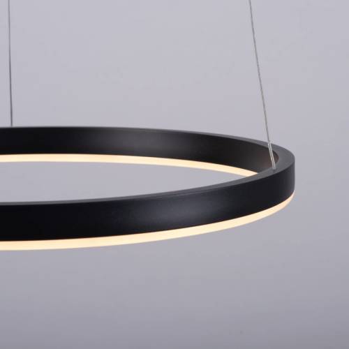 JUST LIGHT. Ritus LED hanglamp, Ø 39,3cm, antraciet