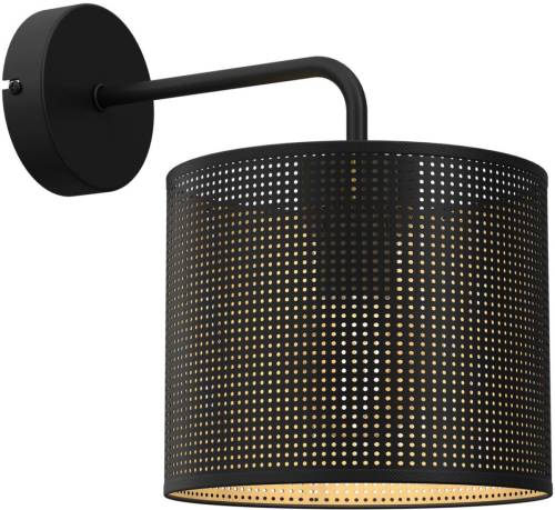 Luminex Wandlamp Jovin, 1-lamp, zwart/goud