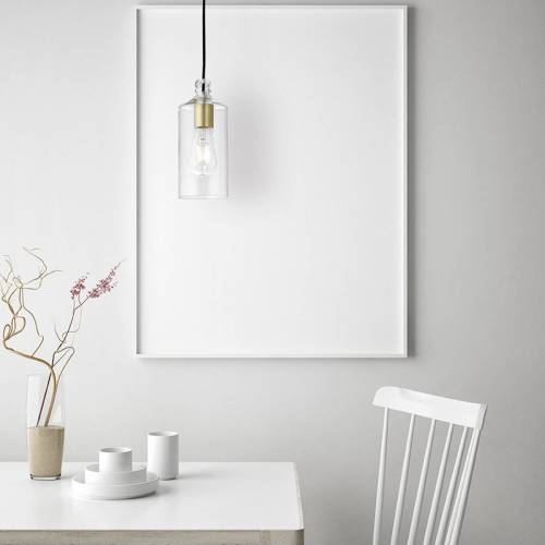 MILOOX BY Sforzin Glazen hanglamp Ebe 1-lamp helder