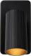 Lucide Wandspot Clubs, 1-lamp, zwart