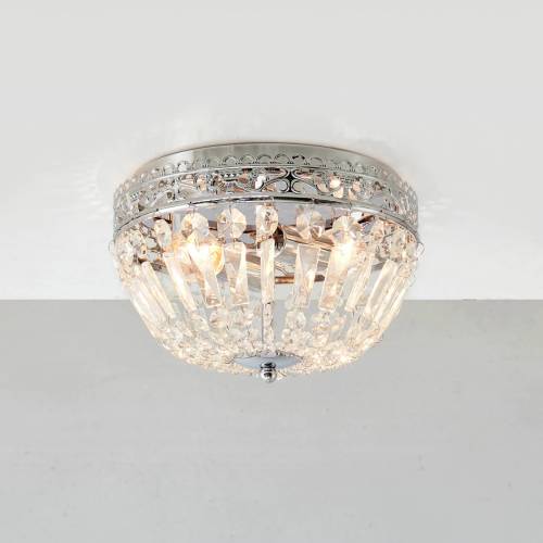 Markslöjd Plafondlamp Etienne glaskristallen Ø 25cm chroom