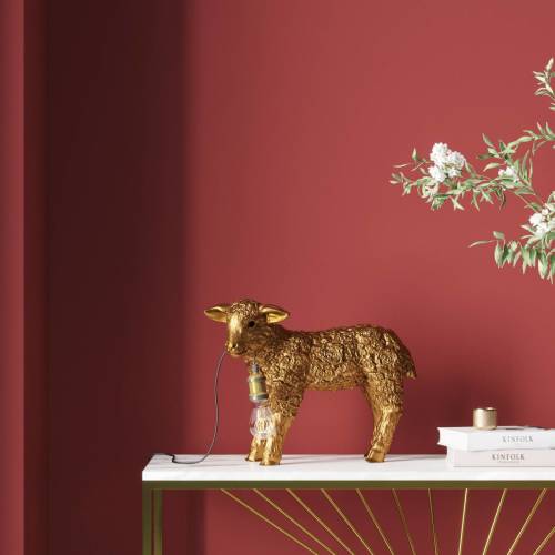 KARE Animal Flower Sheep tafellamp goud