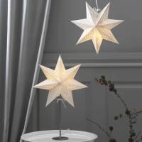 STAR TRADING Staande ster Bobo van papier, hoogte 51 cm wit