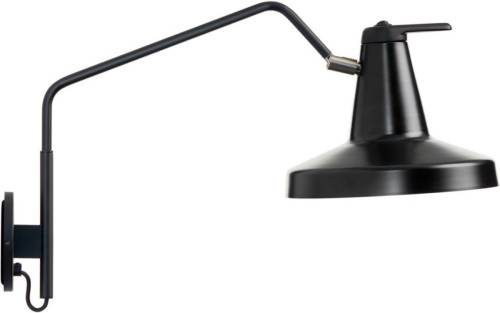 Carpyen Garçon wandlamp, lange arm, zwart/zwart