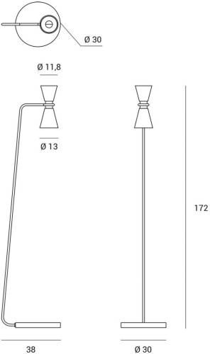 MILOOX BY Sforzin Vloerlamp Graal