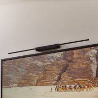 quitani schilderij verlichting Tolu, zwart, lengte 138 cm