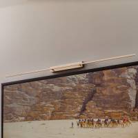 quitani schilderij verlichting Tolu, nikkel, breedte 158 cm