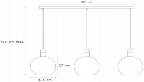 Lucide Hanglamp Julius, 3-lamps, opaal